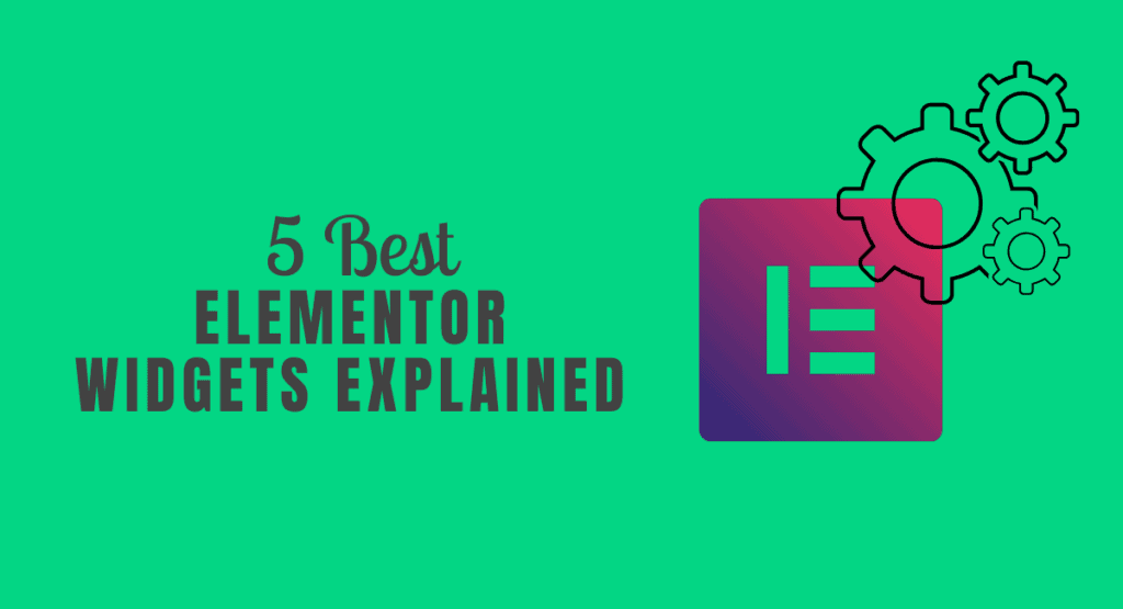 Poster of 5 Best Elementor Widgets explain with Theme builder, Marketing Widgets