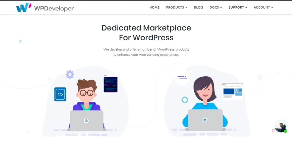 wpdeveloper the creator of essential elementor addons and other wordpress plugin and theme