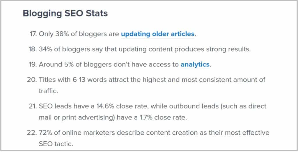 blogging stats by optinmonster