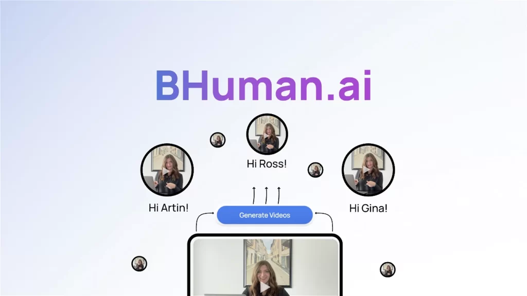 BHuman AI writing tool with amazing templates