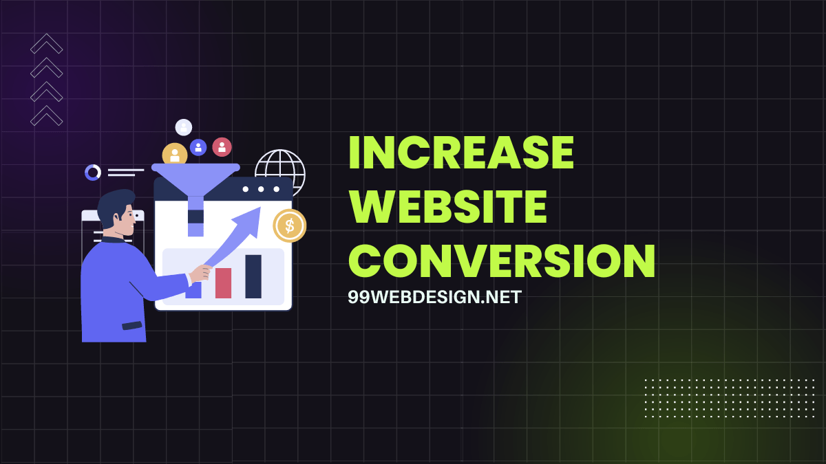 Increase website conversion rate
